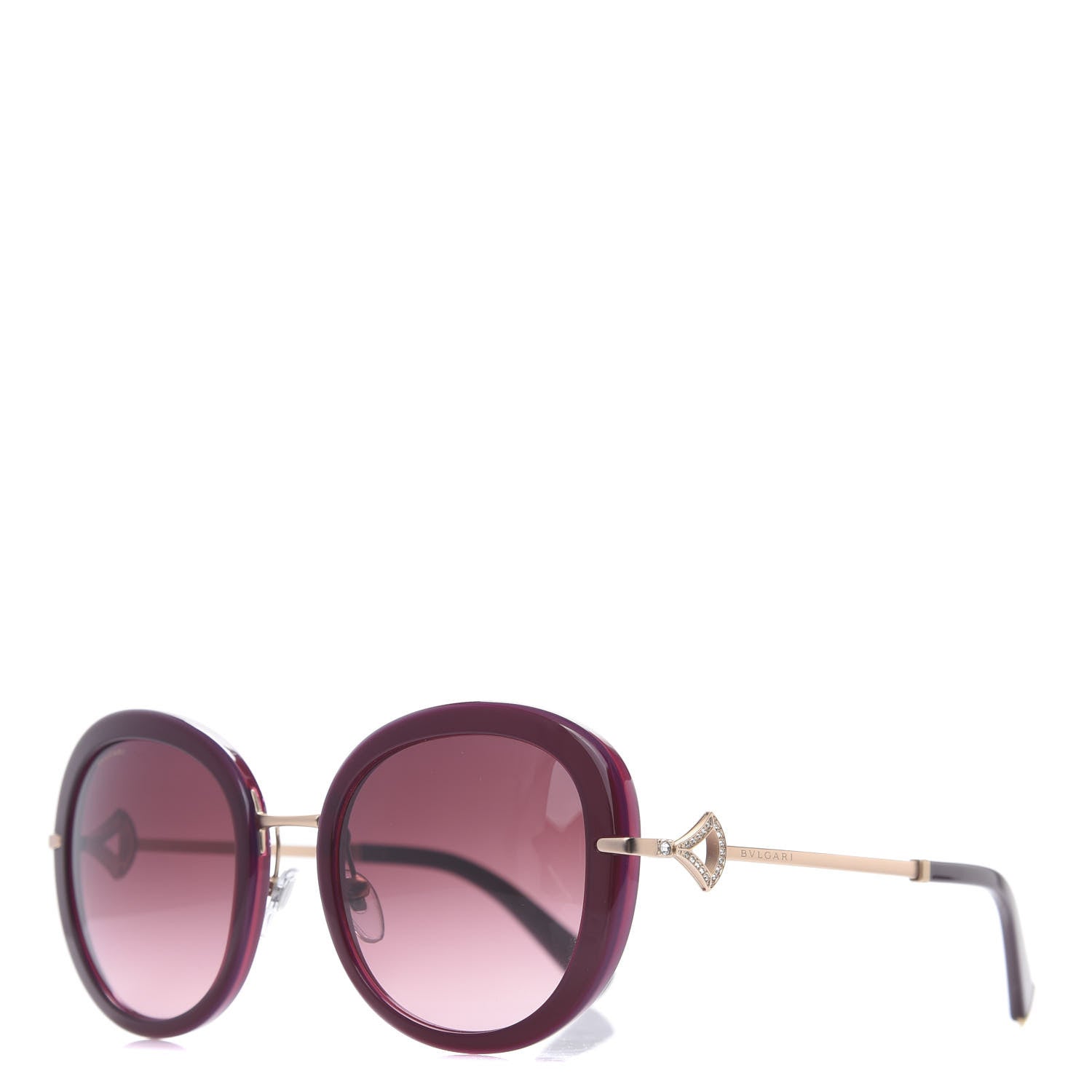 Bulgari BVLGARI Crystal Sunglasses 8196-B Violet 1 of 8