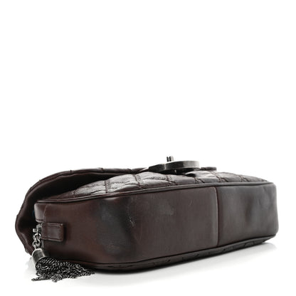 Chanel Calfskin Quilted Medium Coco Sporran Flap Brown 3 of 5