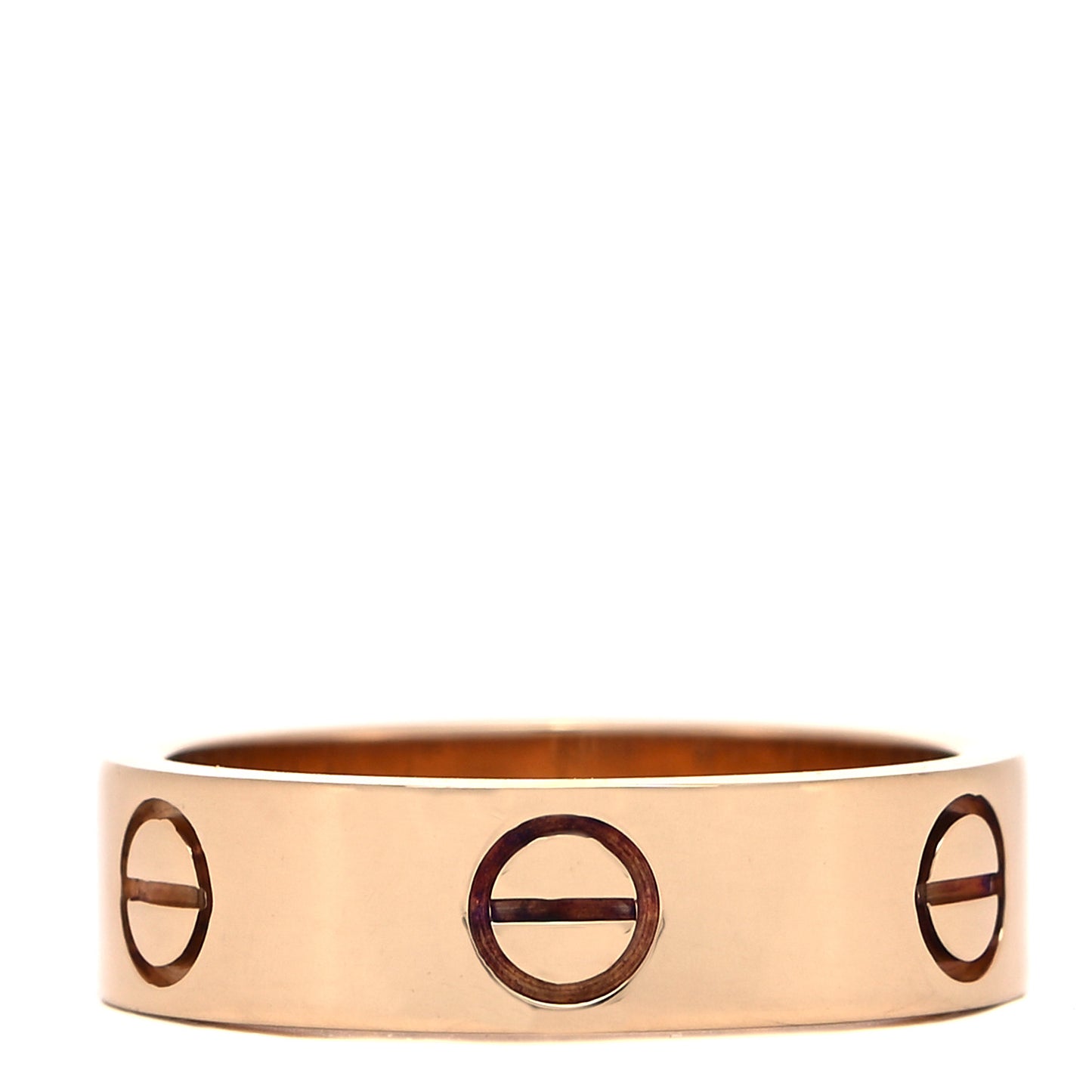 18K Yellow Gold 5.5mm LOVE Ring 55 7.25