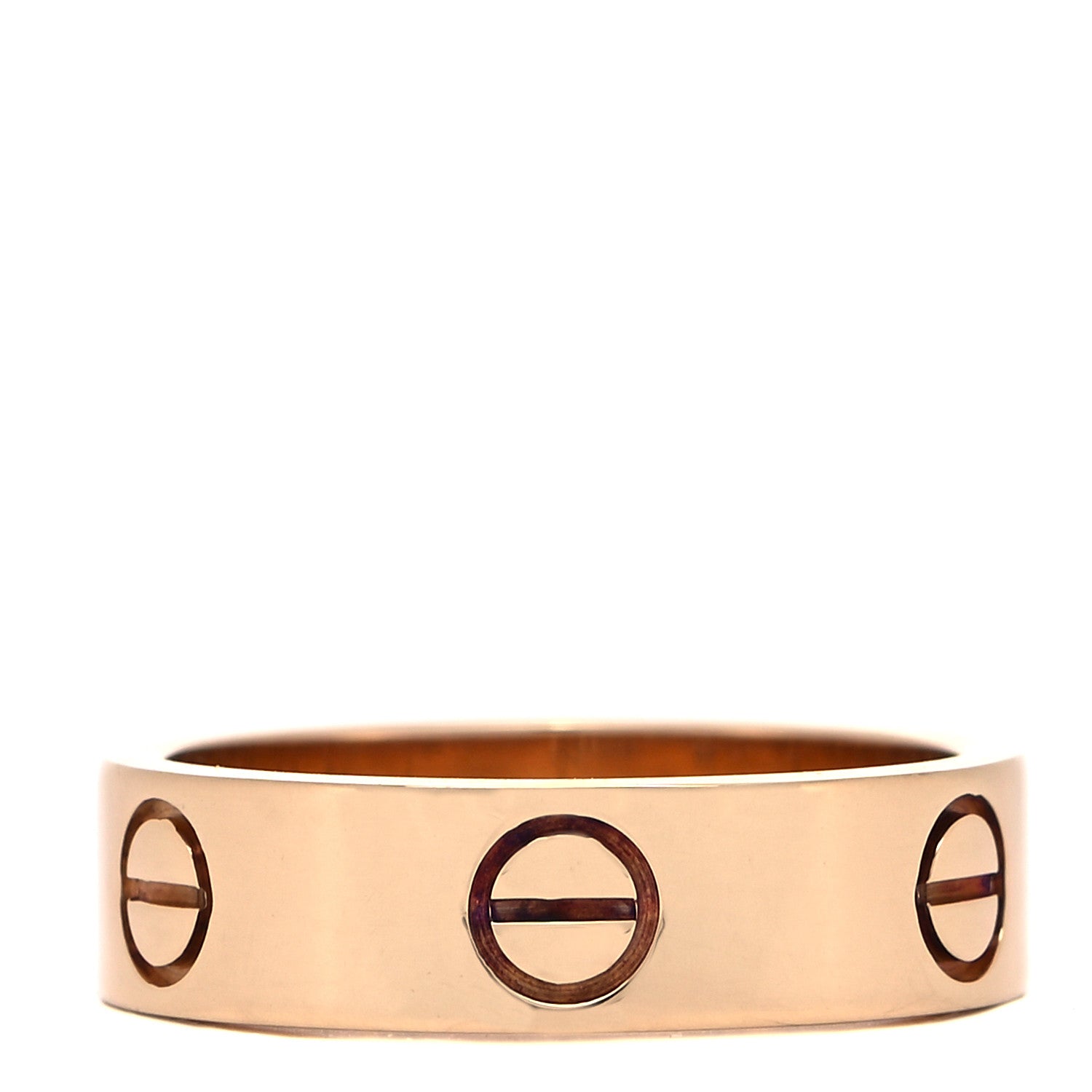 Cartier 18K Yellow Gold 5.5mm LOVE Ring 55 7.25 3 of 4