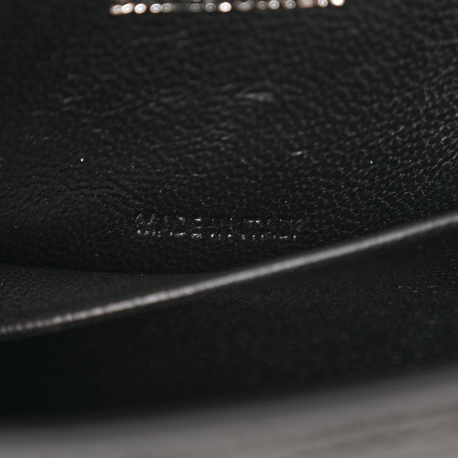 Balenciaga Shiny Calfskin Monochrome Crocodile Embossed Small Hourglass Evening Chain Bag Black 7 of 12