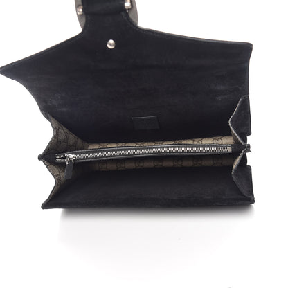Gucci GG Supreme Monogram Small Dionysus Shoulder Bag Black 6 of 13