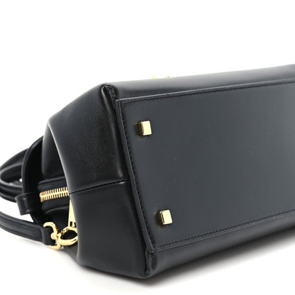 Celine Shiny Calfskin Small Flair Bag Black 8 of 9