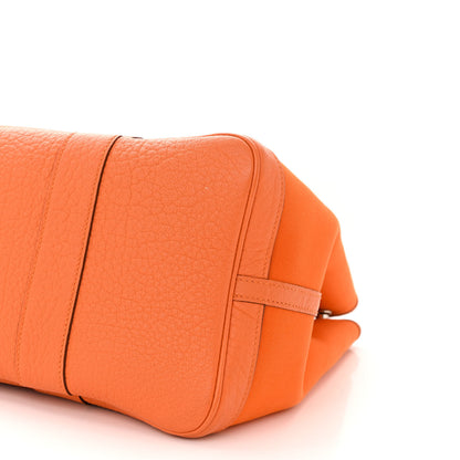 Hermes Toile Negonda Garden Party 36 MM Orange 10 of 13