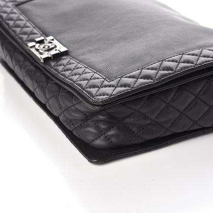 Chanel Calfskin Large Boy Reverso Flap Black 6 of 10