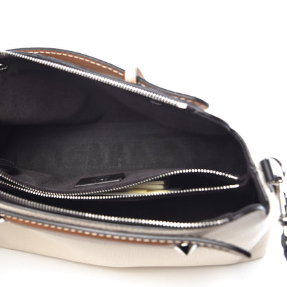Fendi Vitello Sierra Morfeus Dolce Striped Strap Medium By The Way Boston Bag Camelia Ebano Multicolor 5 of 9