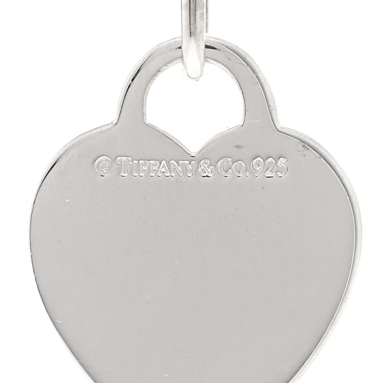 Tiffany Sterling Silver Heart Tag Toggle Necklace 5 of 5