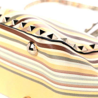 Valentino Garavani Vitello Native Couture 1975 Mini Rockstud Tote Multicolor 8 of 11