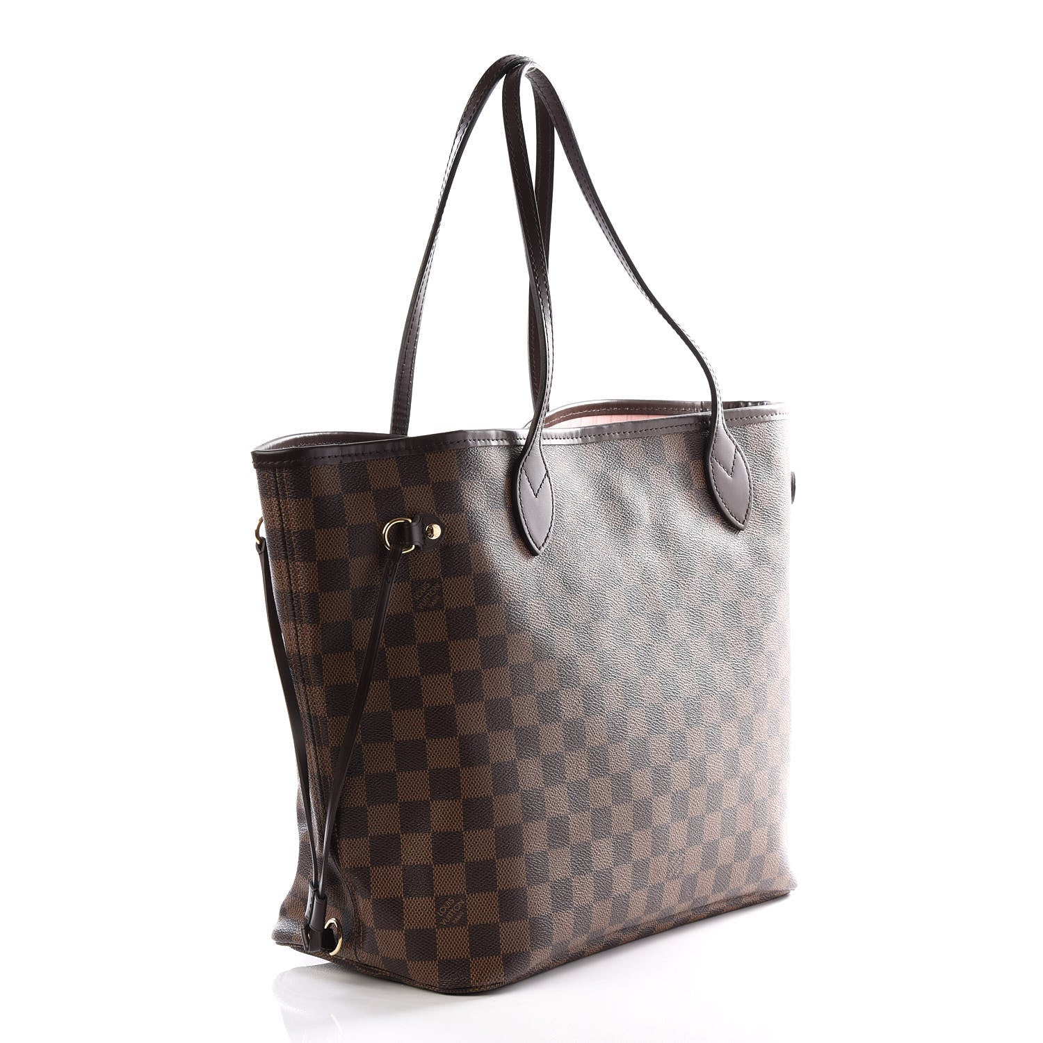 Louis Vuitton Damier Ebene Neo Neverfull MM Rose Ballerine 2 of 13