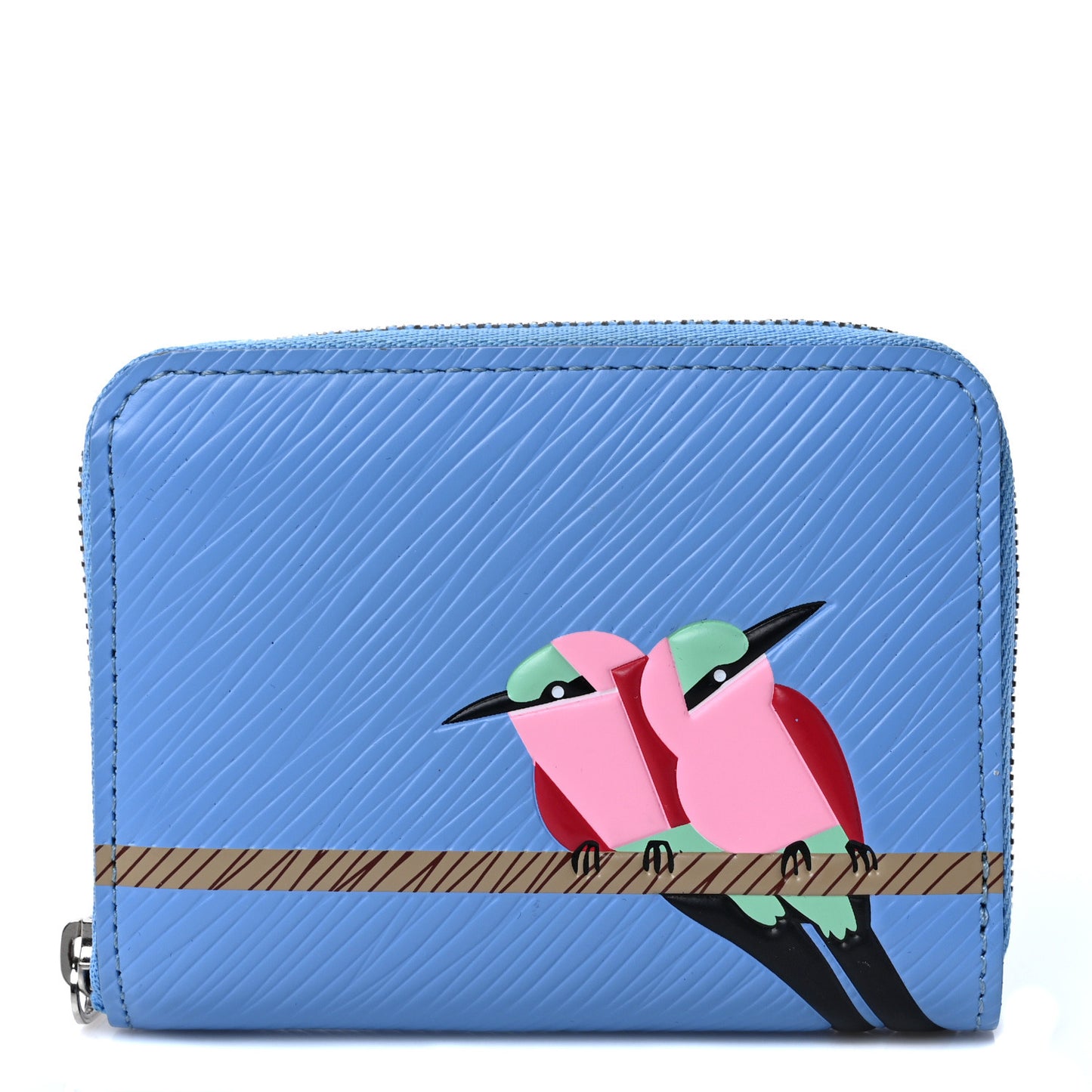 Epi Early Bird Zippy Coin Purse Bleuet