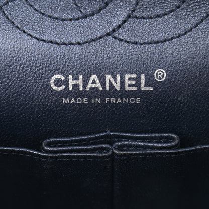 Chanel Metallic Aged Calfskin Quilted 2.55 Reissue 224 Flap Blue 6 of 13