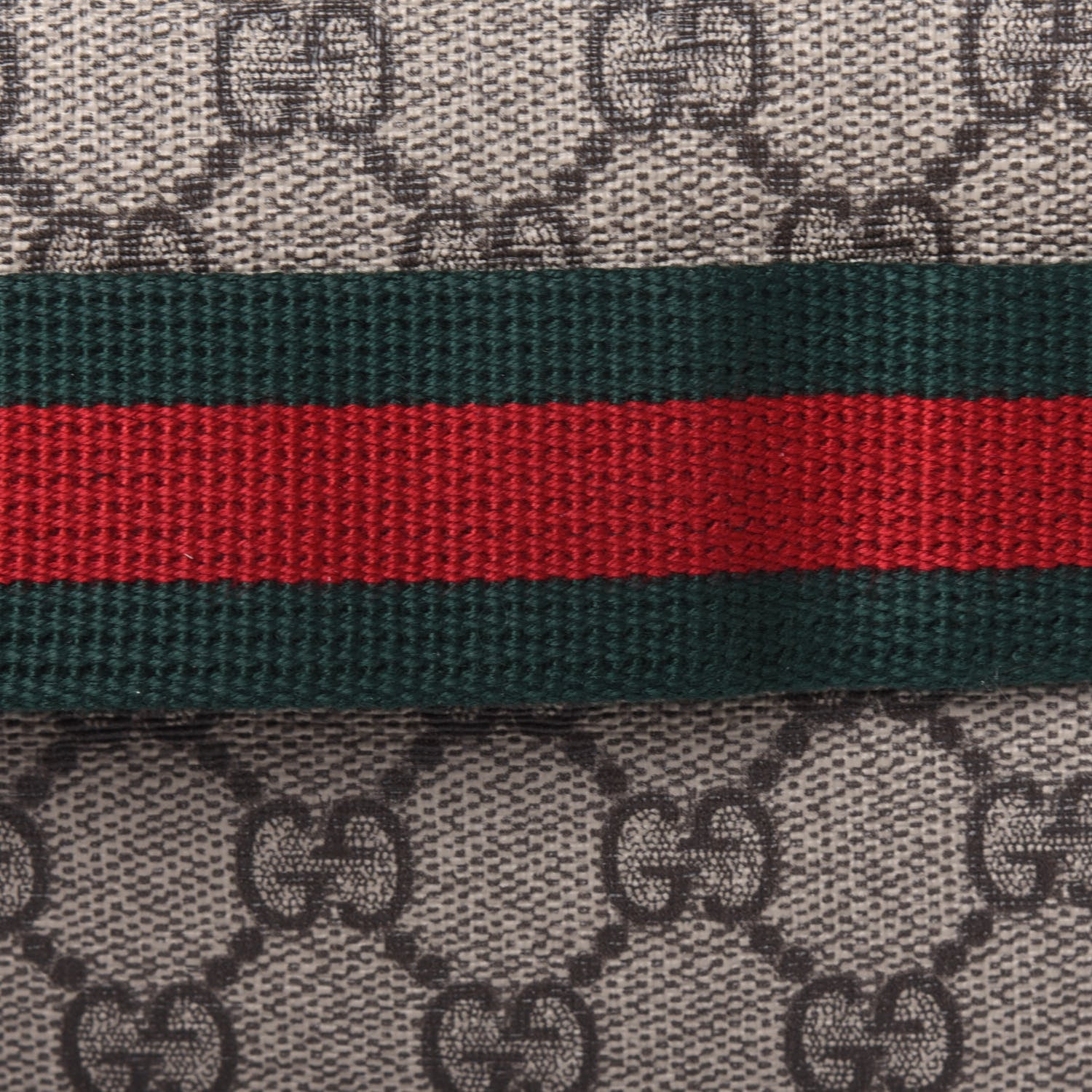 Gucci GG Supreme Monogram Neo Vintage Web Belt Bag Brown 20 of 22