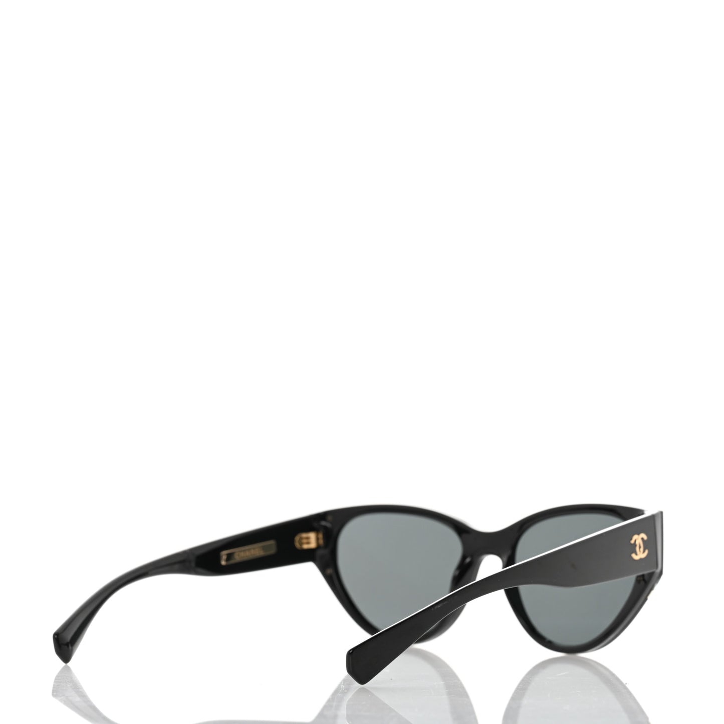 Acetate Cat Eye Sunglasses 6054 Black