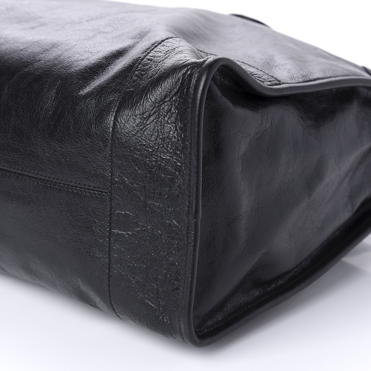 Gucci Fluffy Calfskin Morpheus Weekender Duffle Black 7 of 10