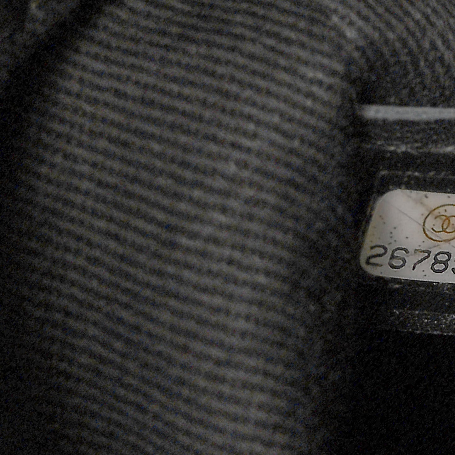 Woven Straw Raffia Medium Deauville Tote Black