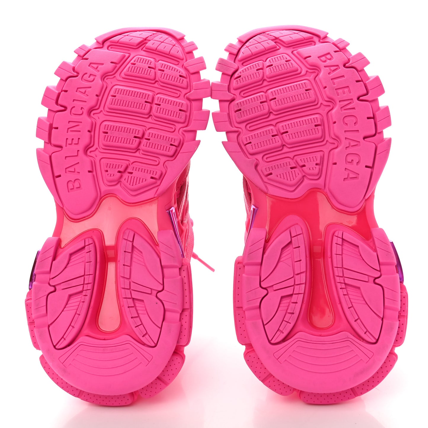 Rubber Mesh Monocolor Womens Track.2 Open Sneakers 36 Fluo Pink