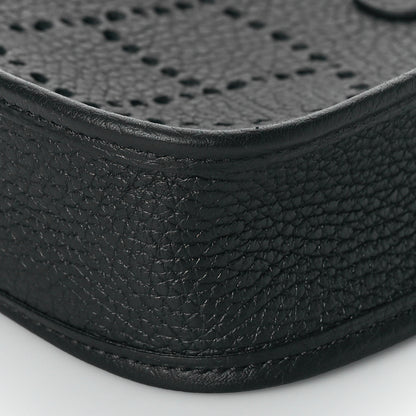Hermes Taurillon Clemence Evelyne TPM Black 8 of 9