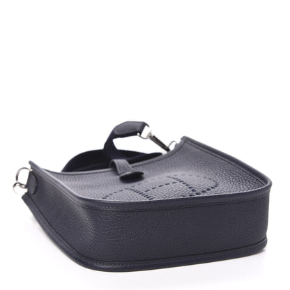 Hermes Taurillon Clemence Evelyne TPM Bleu Nuit 4 of 11