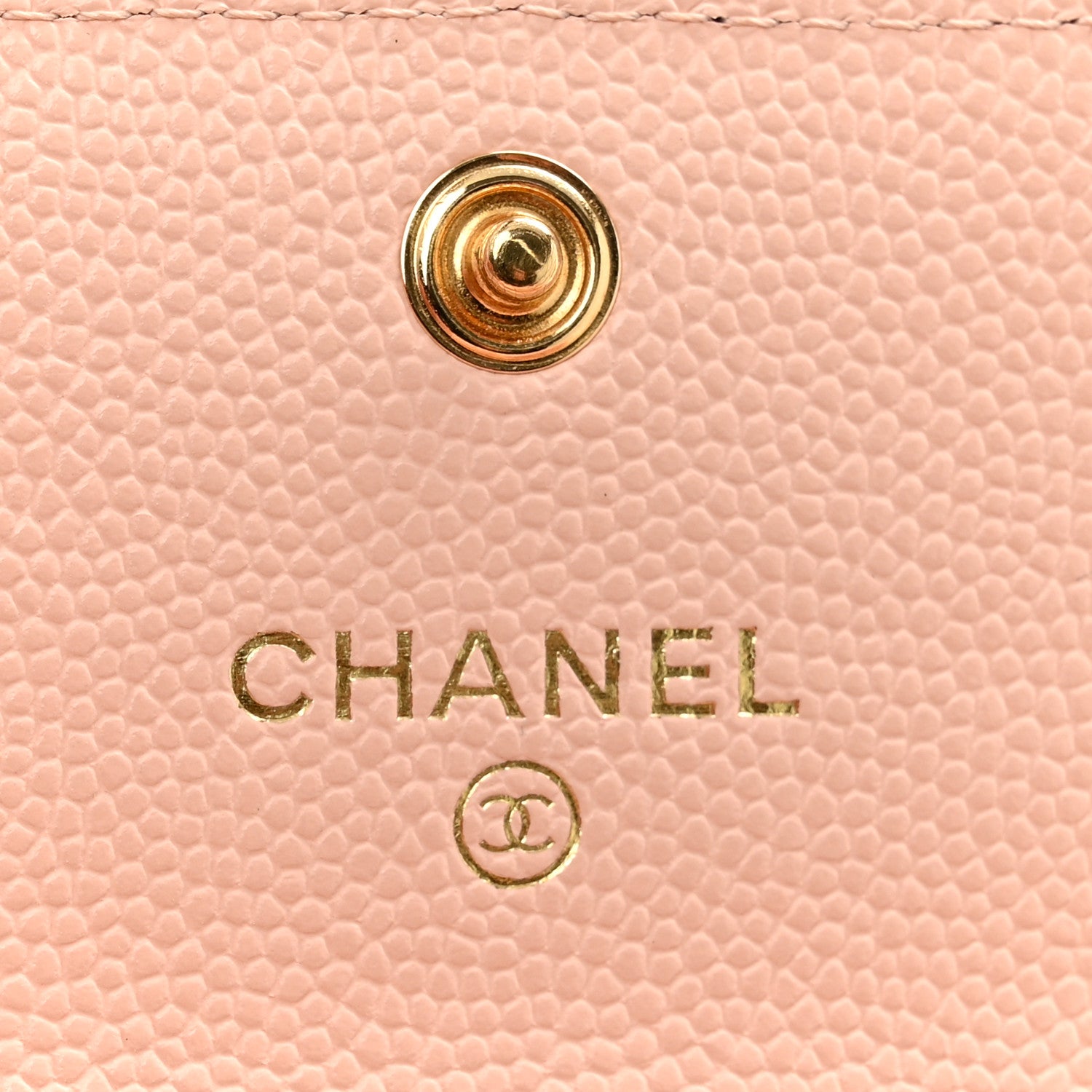 Chanel Caviar Quilted Crystal CC Flap Card Holder Pink 6 of 10
