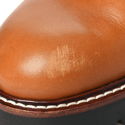 Louis Vuitton Calfskin Territory Ranger Combat Boots 36.5 38 Cognac 9 of 10