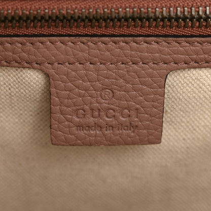 Gucci Calfskin Small GG Marmont Top Handle Bag Rosy Phard 6 of 13
