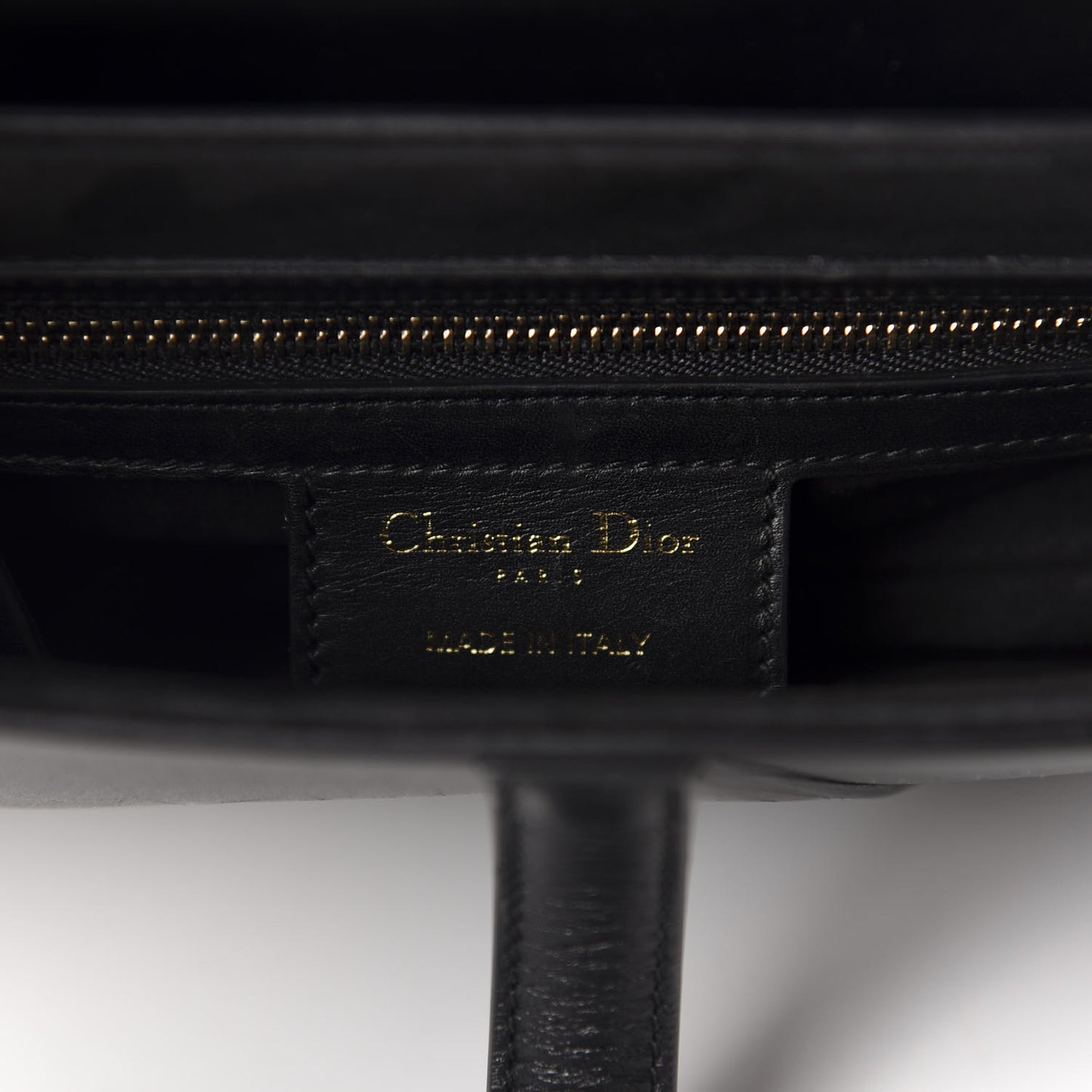 Calfskin Saddle Bag Black