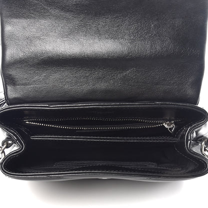 Saint Laurent Calfskin Y Quilted Monogram Toy Loulou Crossbody Bag Black 5 of 12