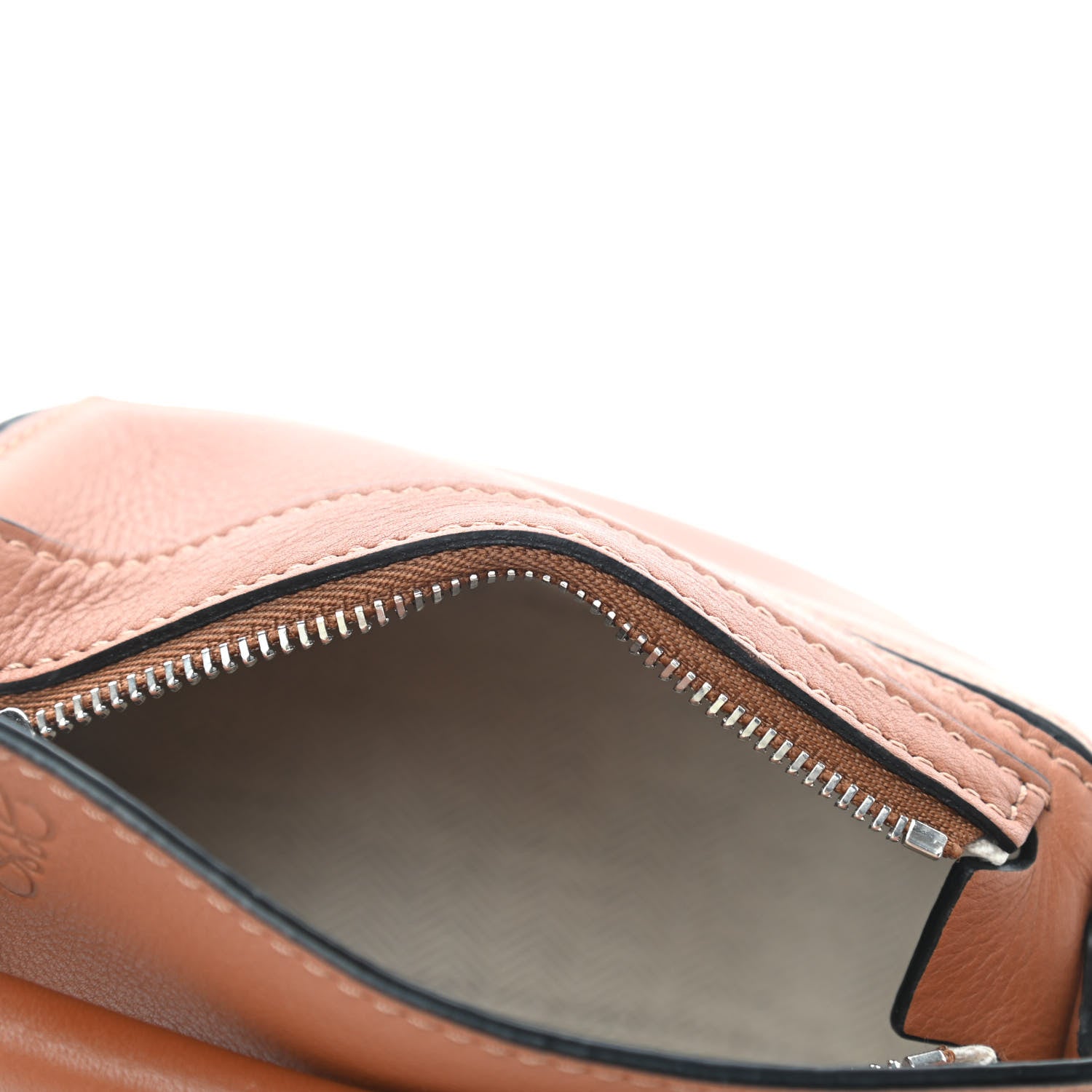 Loewe Calfskin Nano Puzzle Bag Tan 6 of 9