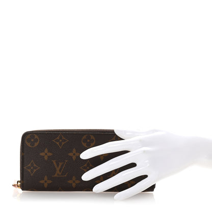 Louis Vuitton Monogram Clemence Wallet Rose Ballerine 2 of 7