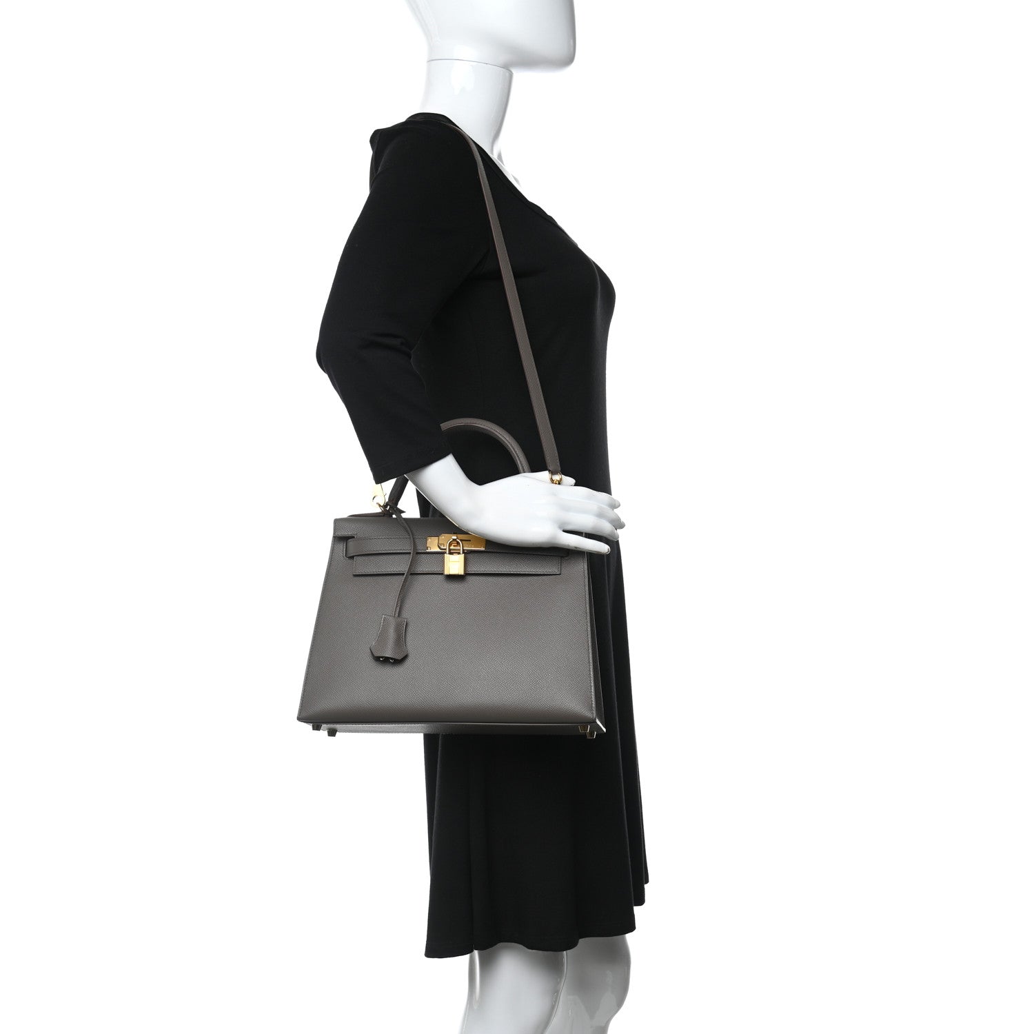 Hermes Epsom Kelly Sellier 28 Etain 2 of 11