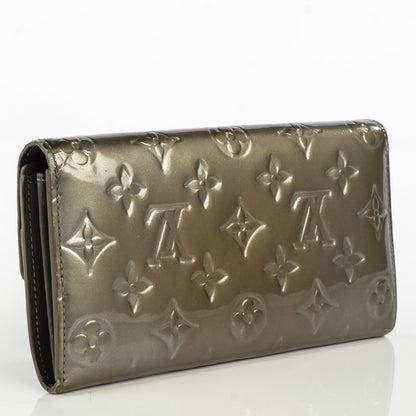Louis Vuitton Vernis Sarah Wallet Gris Art Deco 13 of 17