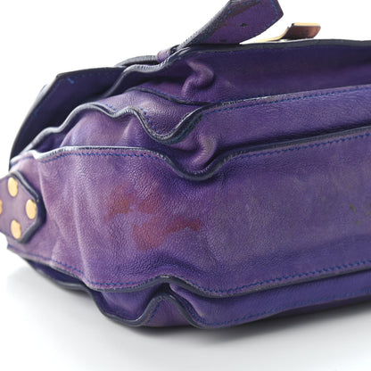 Proenza Schouler Lambskin PS1 Mini Pouch Messenger Bag Purple Rain 6 of 9