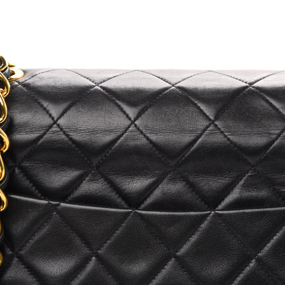 Chanel Lambskin Quilted XL Jumbo Single Flap Black 13 of 14