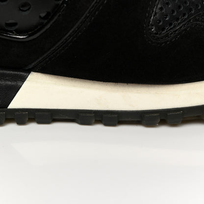 Louis Vuitton Nubuck Calfskin Perforated Run Away Sneakers 38.5 Black 13 of 16