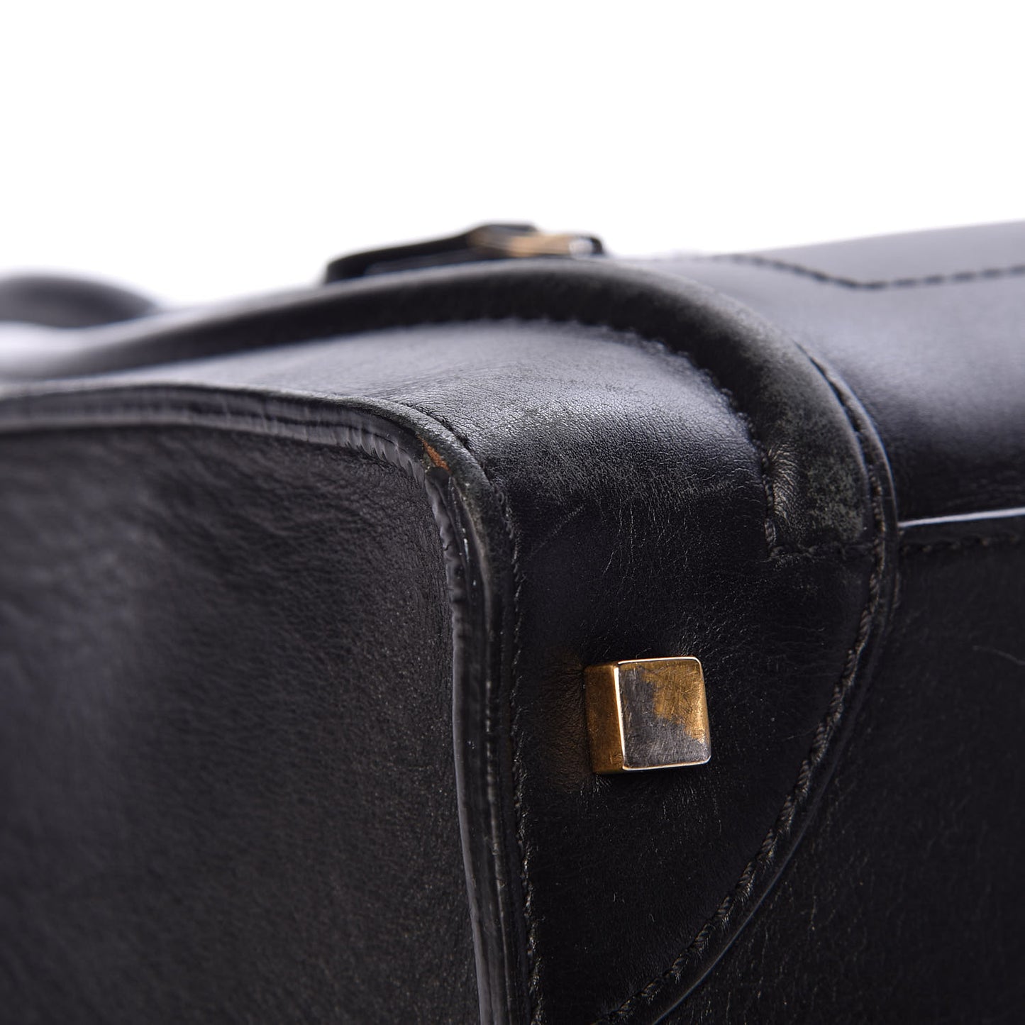 Smooth Calfskin Mini Luggage Black