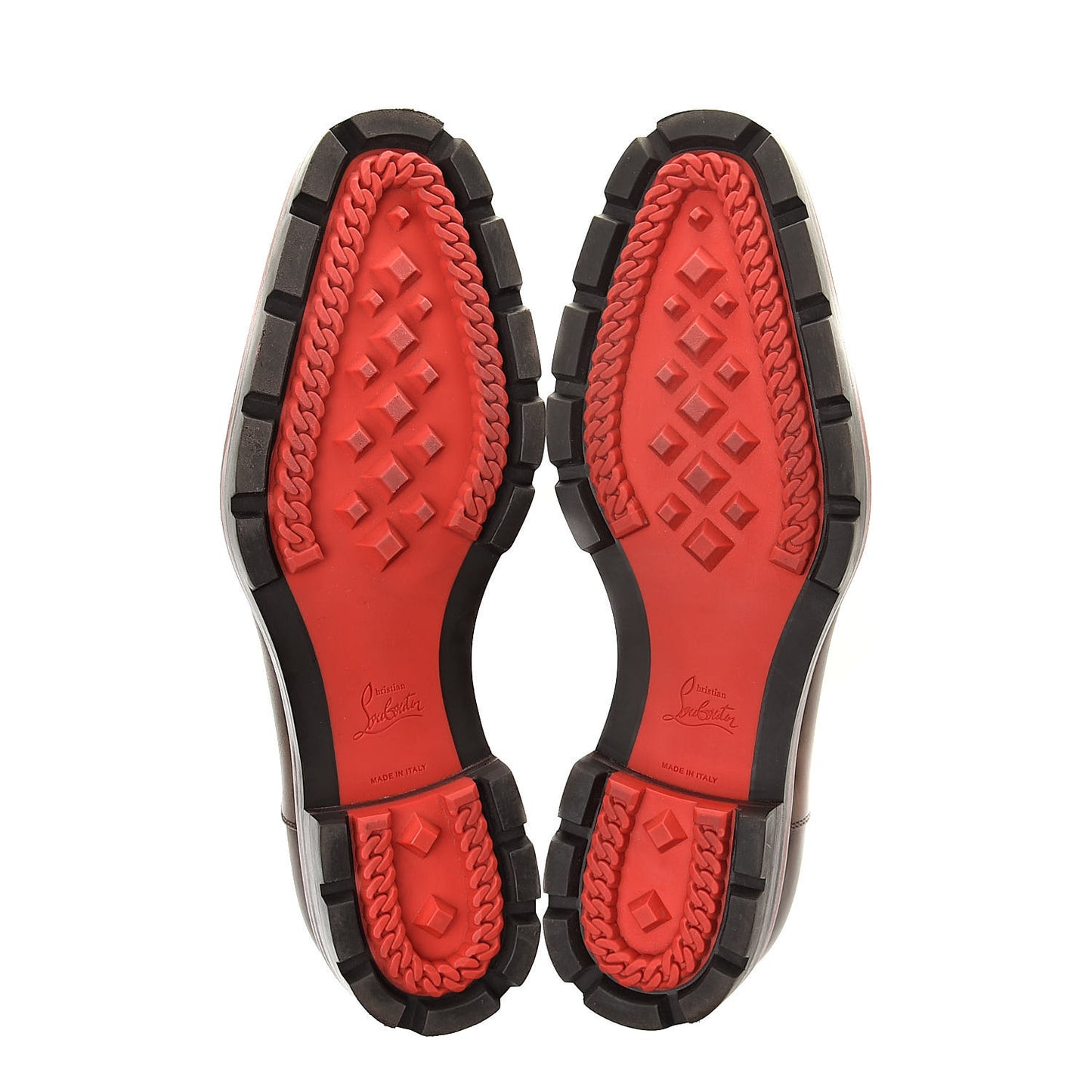 Calfskin Patime Mens Hubertus Flat 41.5 Havane