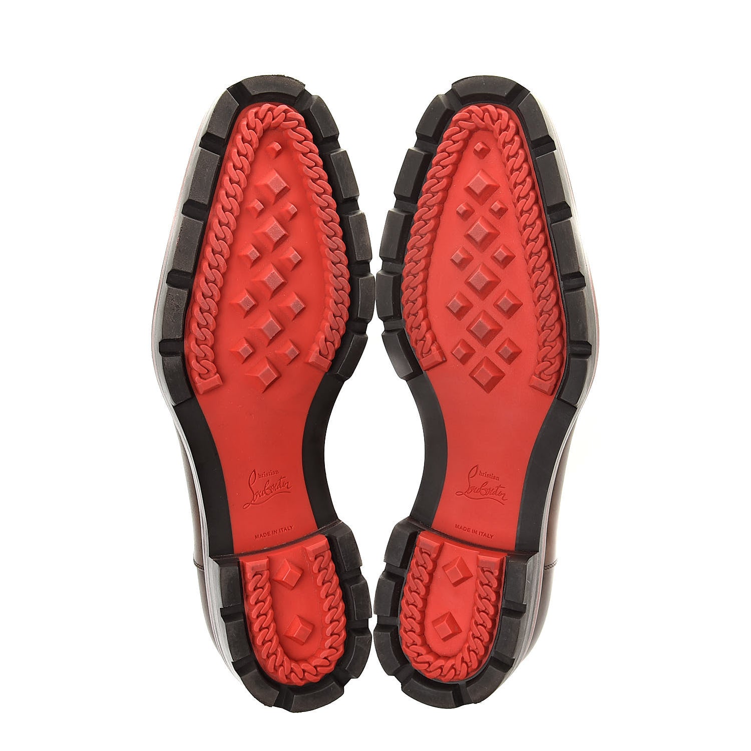 Christian Louboutin Calfskin Patime Mens Hubertus Flat 41.5 Havane 5 of 15