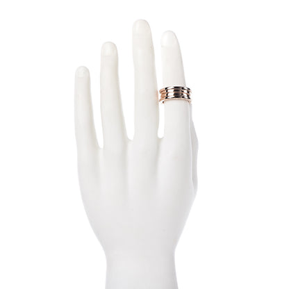 Bulgari 18K Rose Gold B.Zero1 Three-Band Ring 60 9 2 of 6