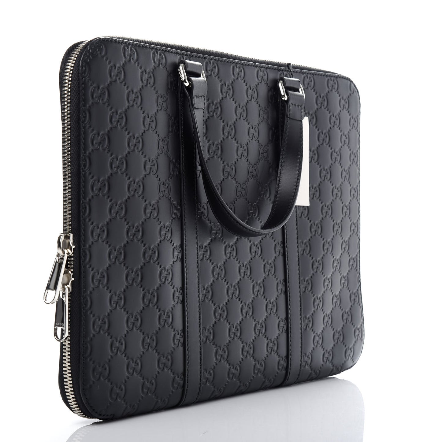 Guccissima Signature Briefcase Black