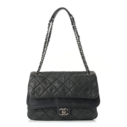 Chanel Iridescent Calfskin Jumbo In the Mix Double Flap Black 1 of 10