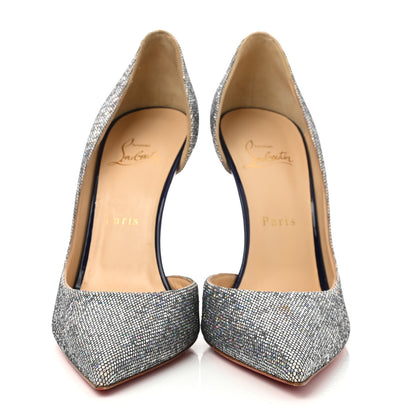 Christian Louboutin Nappa Mica Iriza 100 Pumps 40 Silver 3 of 9