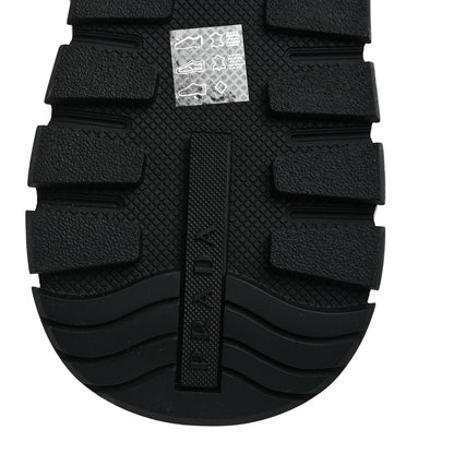 Prada Nylon Gabardine Logo Sneakers 8.5 Black 6 of 8