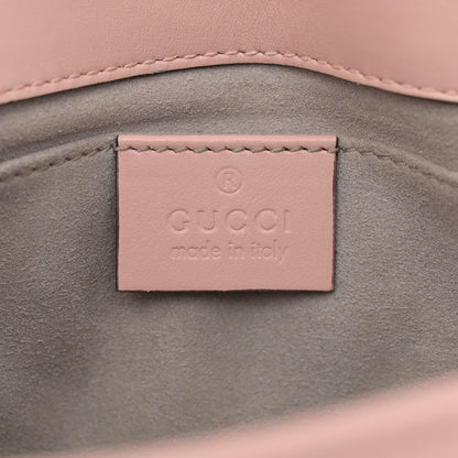 Gucci Calfskin Matelasse Mini GG Marmont Shoulder Bag Perfect Pink 6 of 15