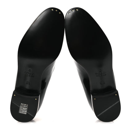 Gucci Vernice Crystal Mens Tassel Loafers 9.5 Black 7 of 13