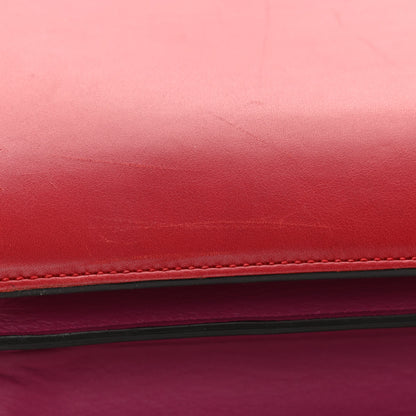 Gucci Calfskin Small Top Handle Bag Hibiscus Red New Rosette 13 of 23