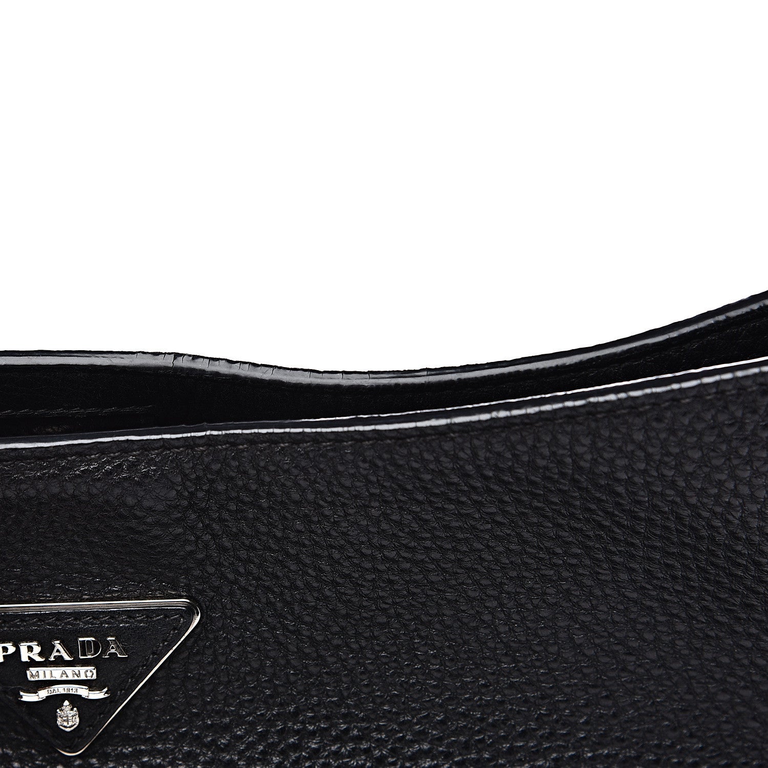 Prada Vitello Daino Hobo Black 11 of 12