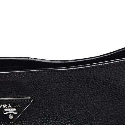 Prada Vitello Daino Hobo Black 11 of 12