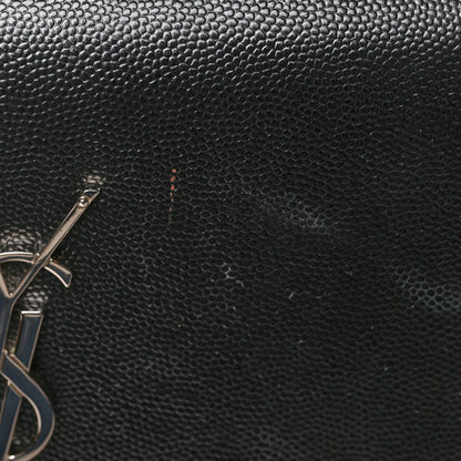 Saint Laurent Grain De Poudre Classic Monogram Kate Tassel Chain Wallet Black 10 of 10