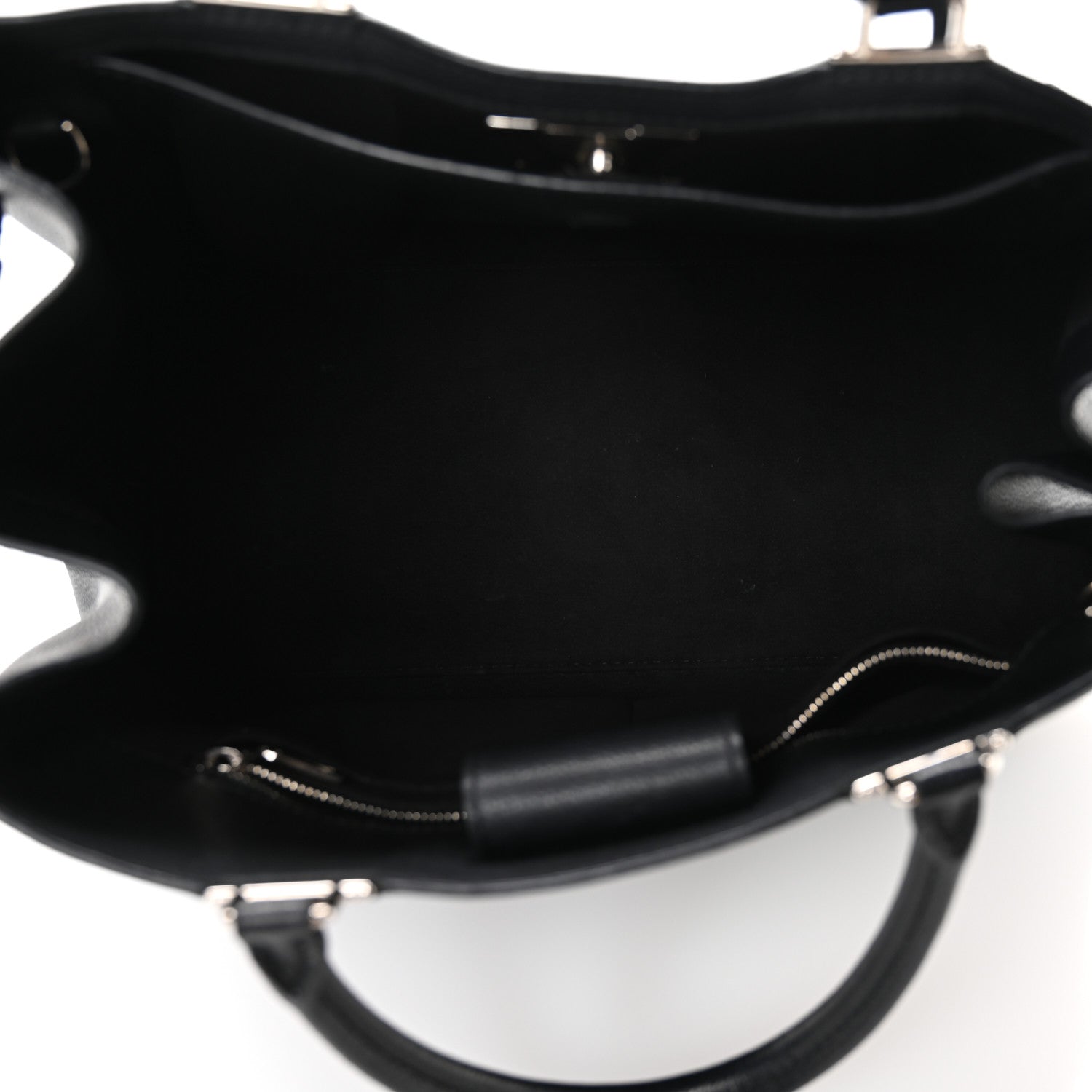 Louis Vuitton Calfskin Lockme Day Black 5 of 11