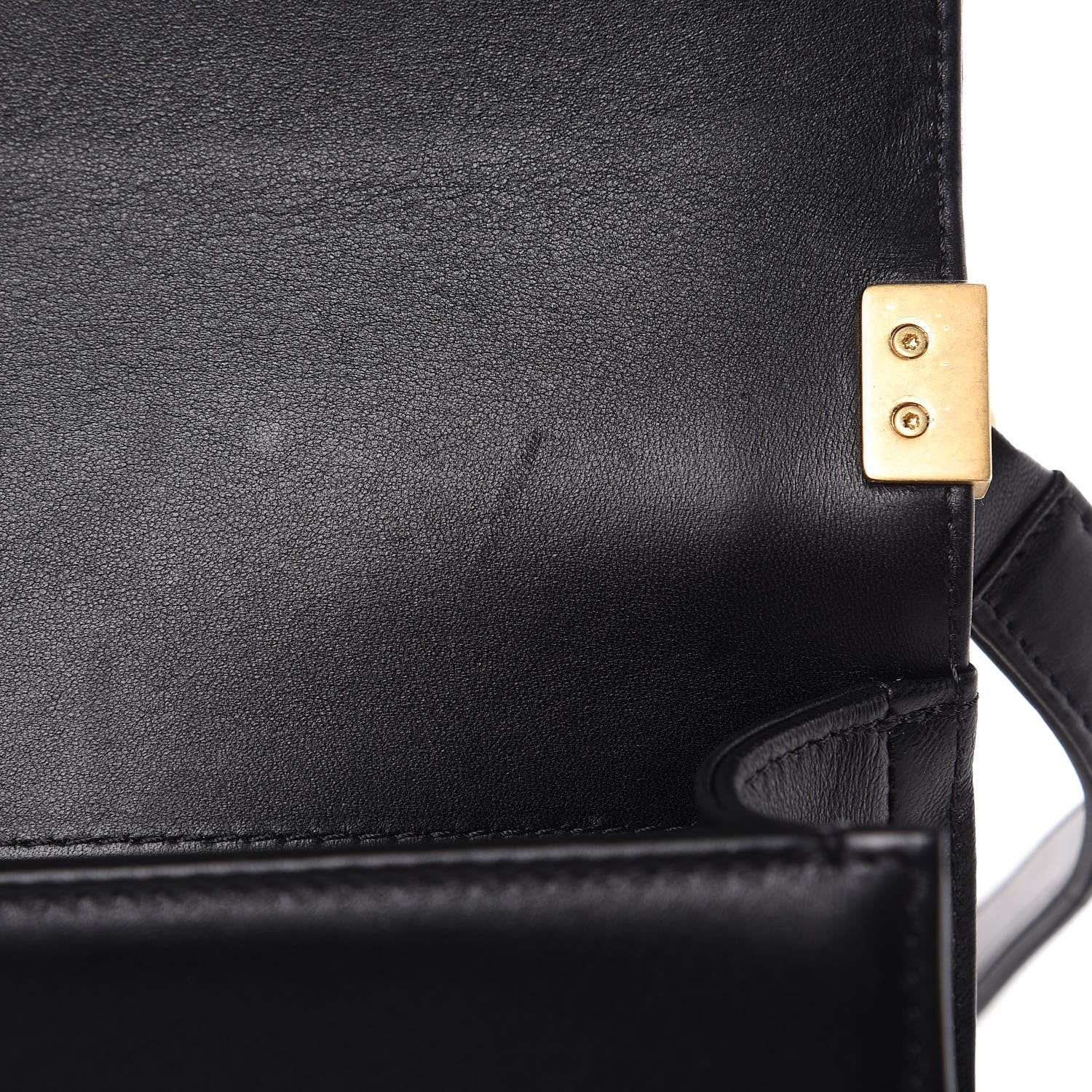 Chanel Lambskin Chevron Quilted Small Boy Flap Black 11 of 12
